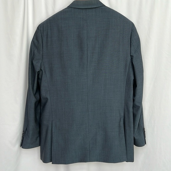 ALFANI Men’s Slim Fit Slate Blue Two-Piece Suit (42R, 38/30) - Picture 2 of 14